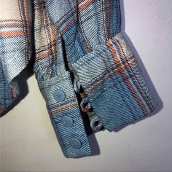 Mossimo Supply Co Ruffle Flannel Shirt XS - Picture 5 of 5